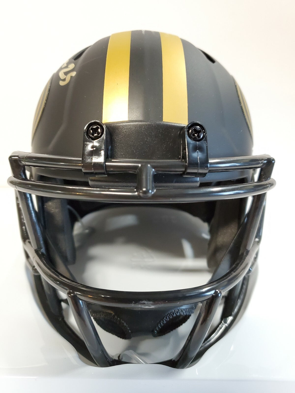 S.F. 49Ers Elijah Mitchell Autographed Signed Eclipse Mini Helmet Beckett Holo