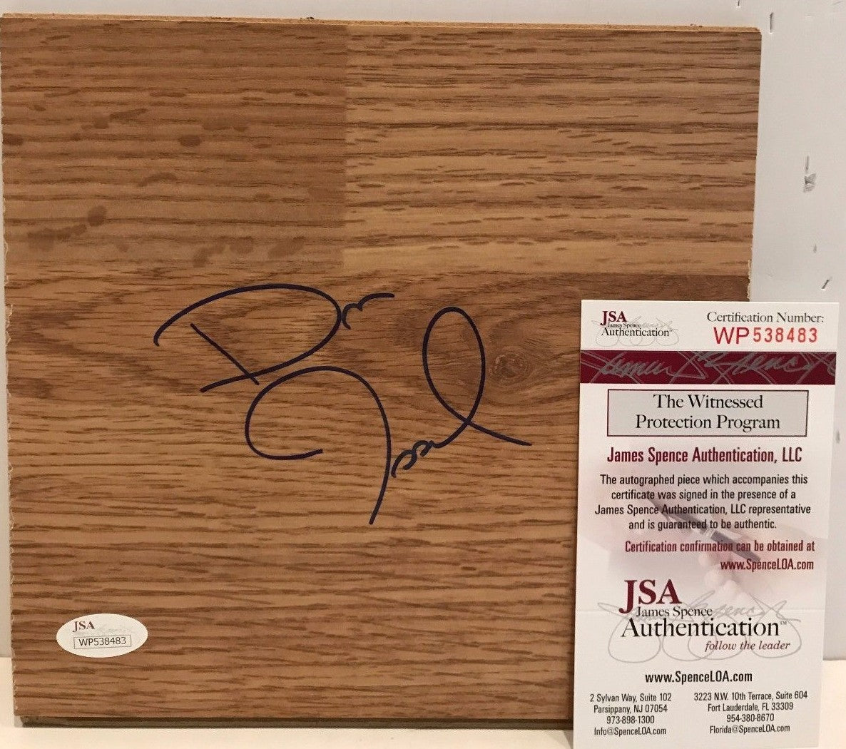 Dan Issel Autographed Signed Floorboard Jsa Coa
