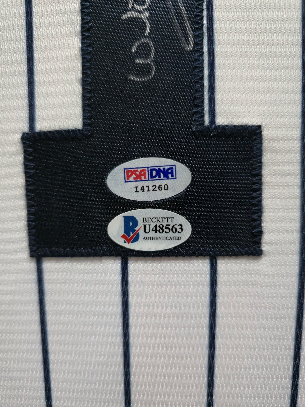 Framed Suede Whitey Ford Autographed Signed New York Yankees Jersey Psa Coa