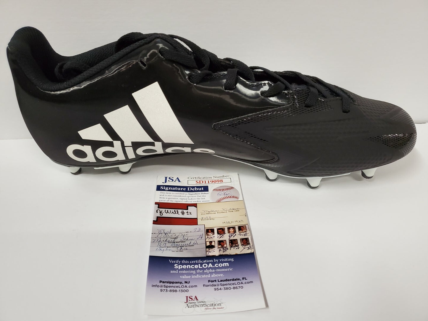 Javian Hawkins Autographed Signed Adidas Cleat Jsa Coa