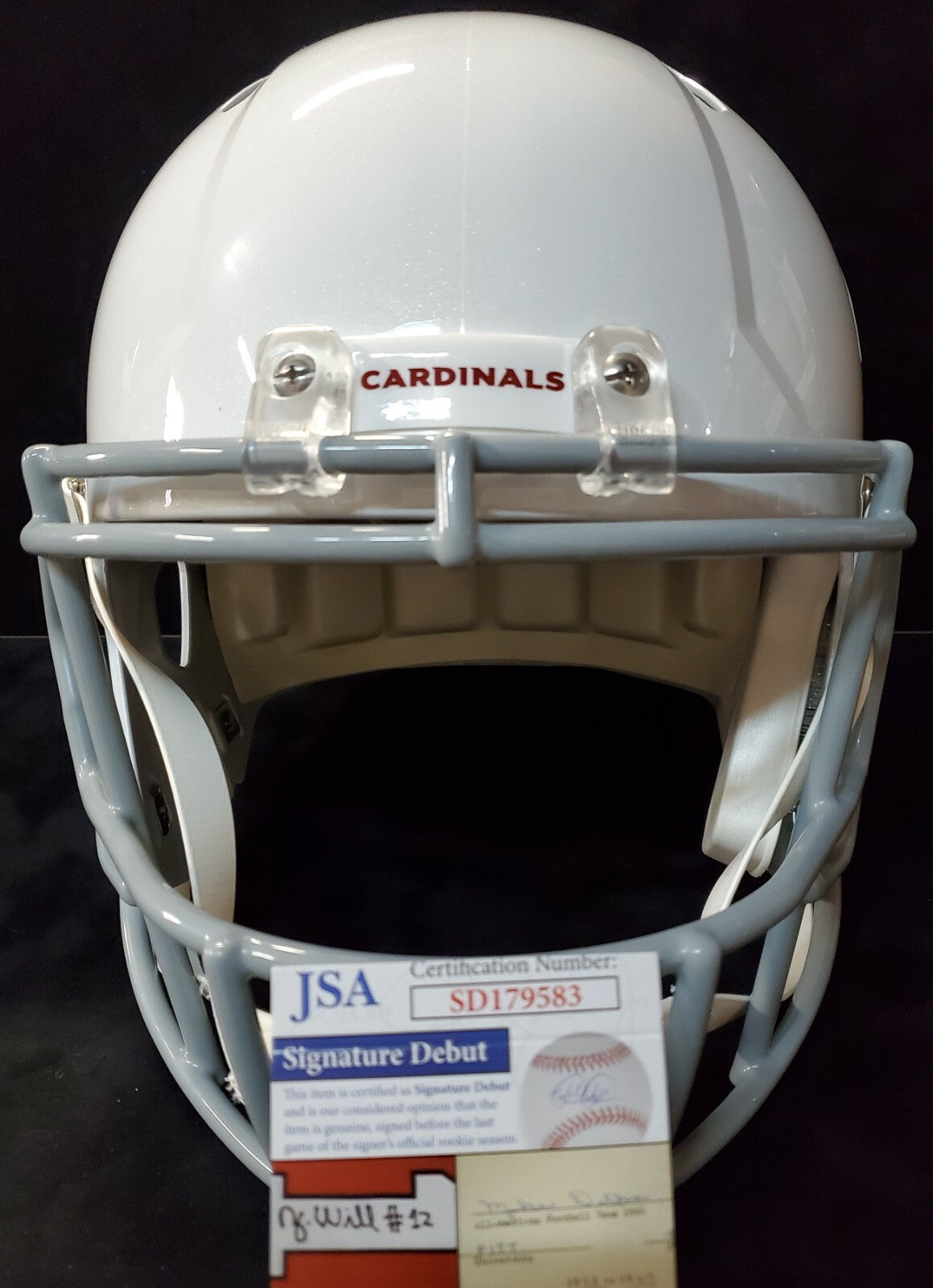 Arizona Cardinals Rondale Moore Full Size Speed Replica Helmet Jsa Coa
