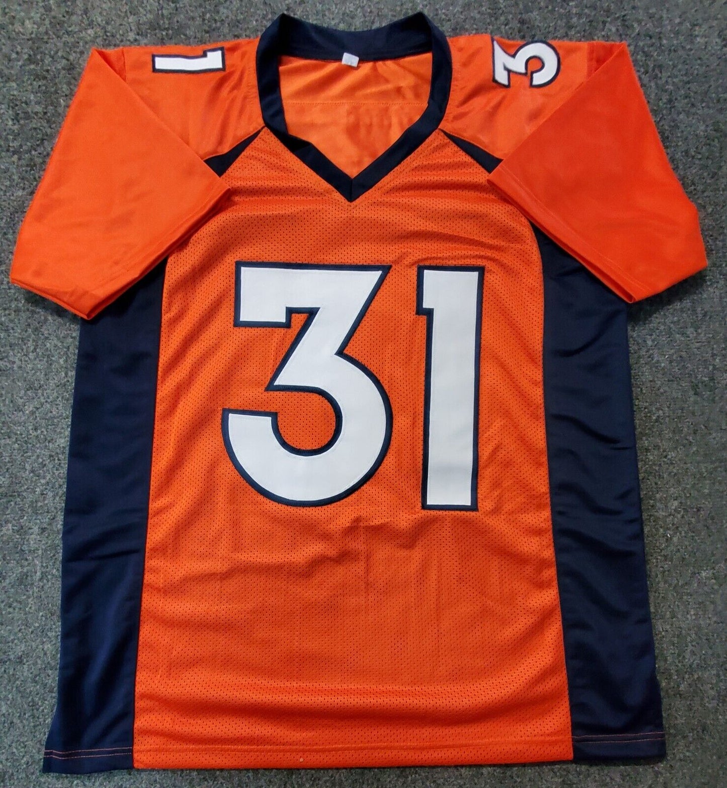 MVP Authentics Denver Broncos Justin Simmons Autographed Signed Jersey Jsa Coa 162 sports jersey framing , jersey framing