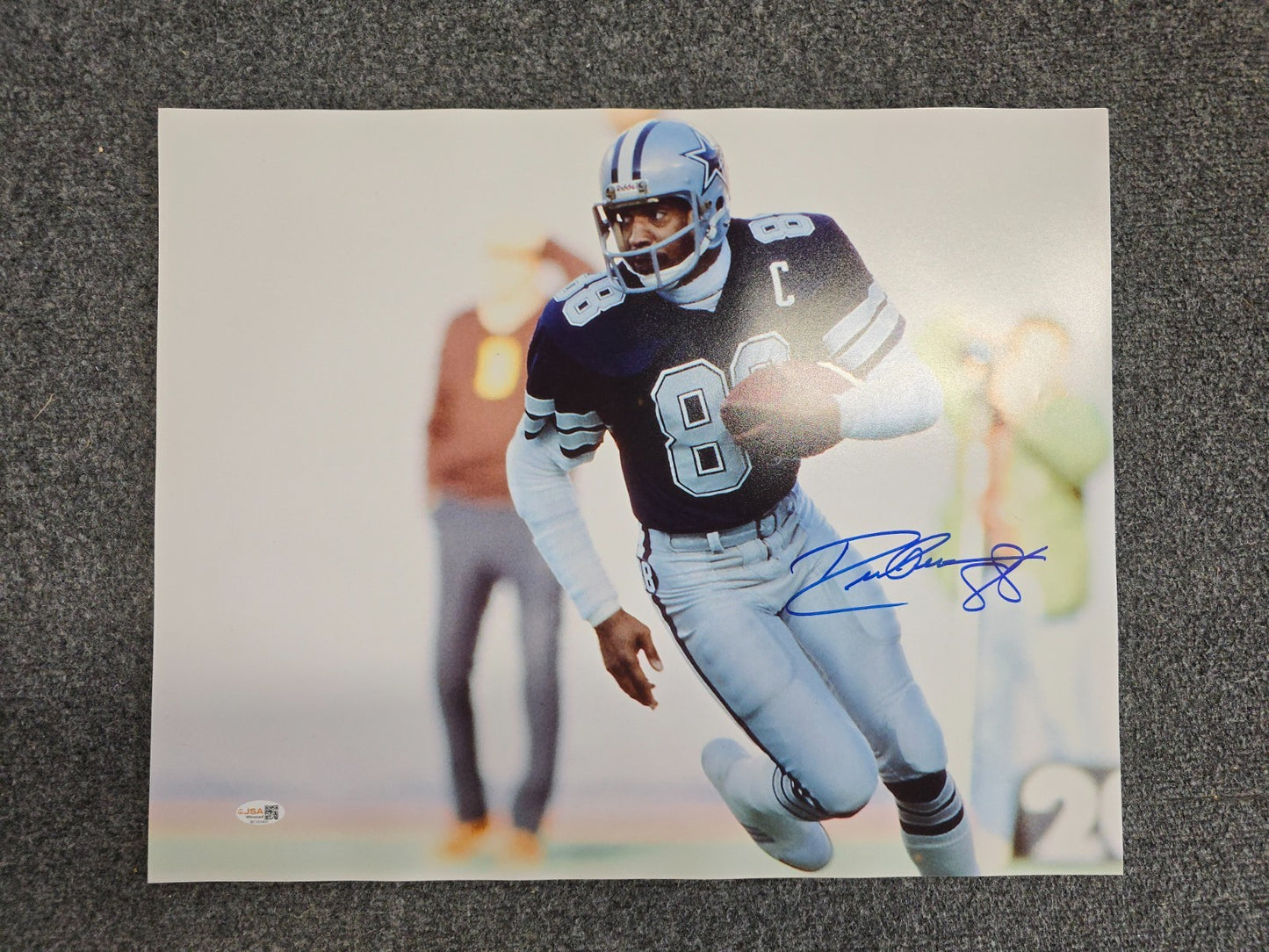Dallas Cowboys Drew Pearson Autographed Signed Inscribed 16X20 Photo Jsa Coa