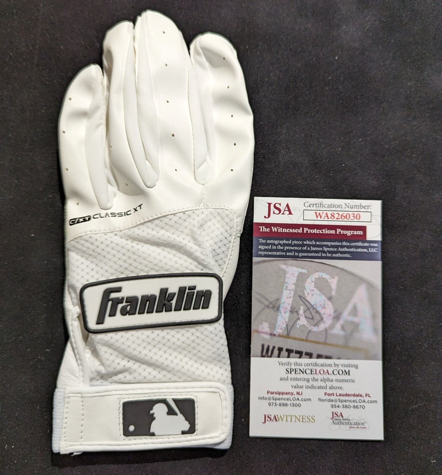 Cleveland Guardians Steven Kwan Autographed Signed Single Batting Glove Jsa Coa