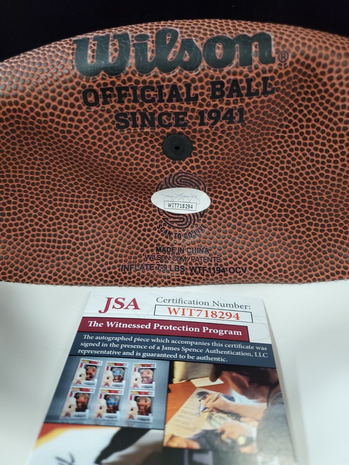 MVP Authentics Kansas City Chiefs L'jarius Sneed Autographed Inscribed Logo Football Jsa Coa 225 sports jersey framing , jersey framing