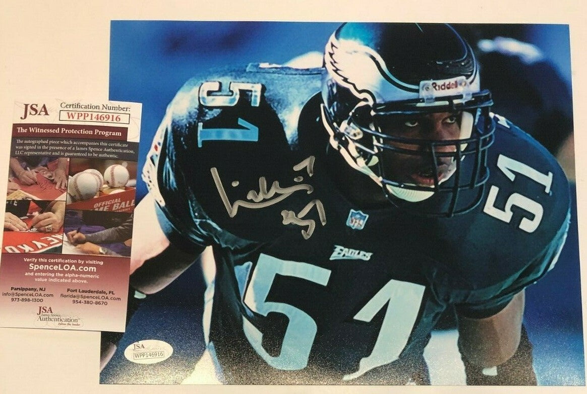 William Thomas Autographed Signed Philadelphia Eagles 8X10 Photo Jsa Coa