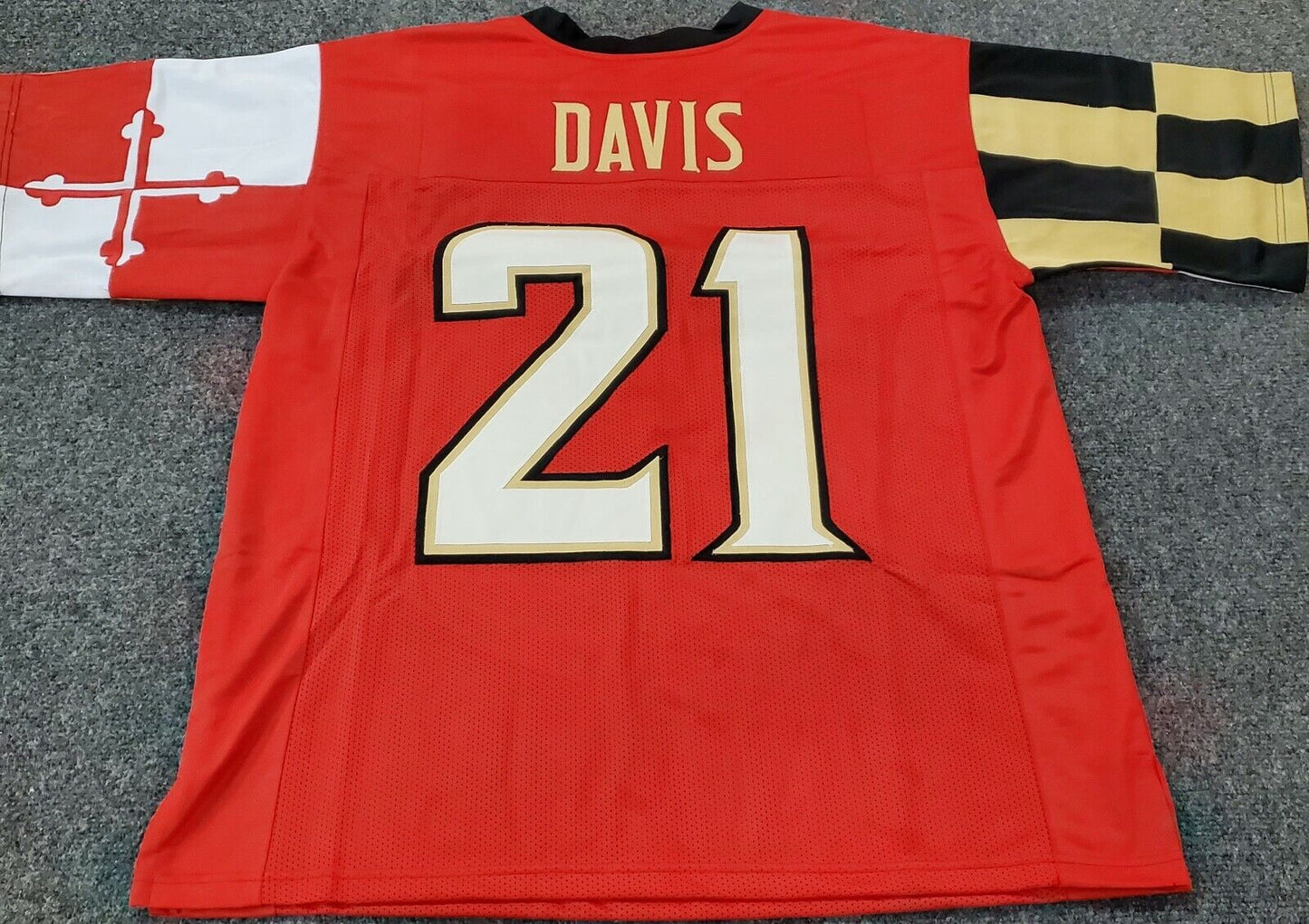MVP Authentics Sean Davis Custom Unsigned Maryland Terrapins Jersey 44.99 sports jersey framing , jersey framing
