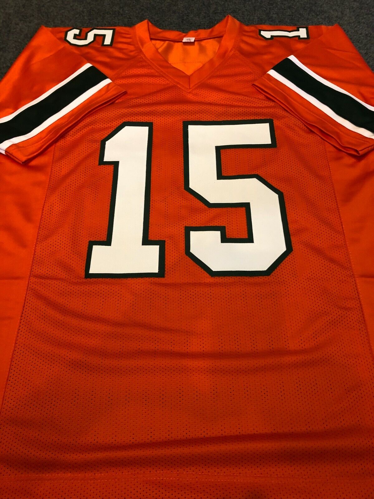 MVP Authentics Miami Hurricanes Greg Rousseau Autographed Signed Jersey Jsa Coa 134.10 sports jersey framing , jersey framing