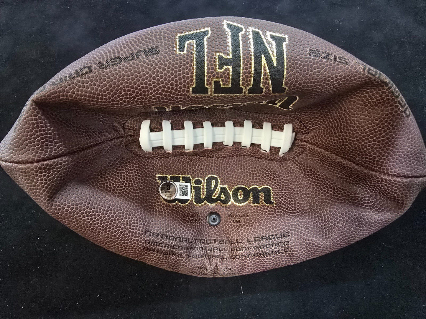 Los Angeles Rams Braden Fiske Signed Nfl Football Beckett Holo