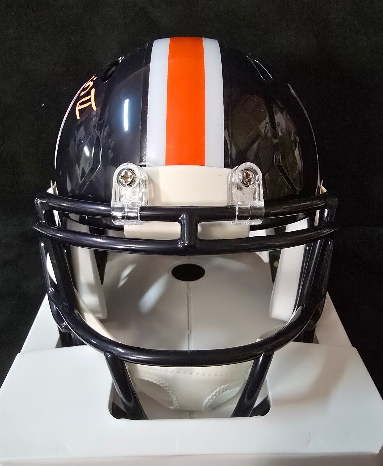 Denver Broncos Patrick Surtain Ii Signed Navy Throwback Mini Helmet Jsa Coa