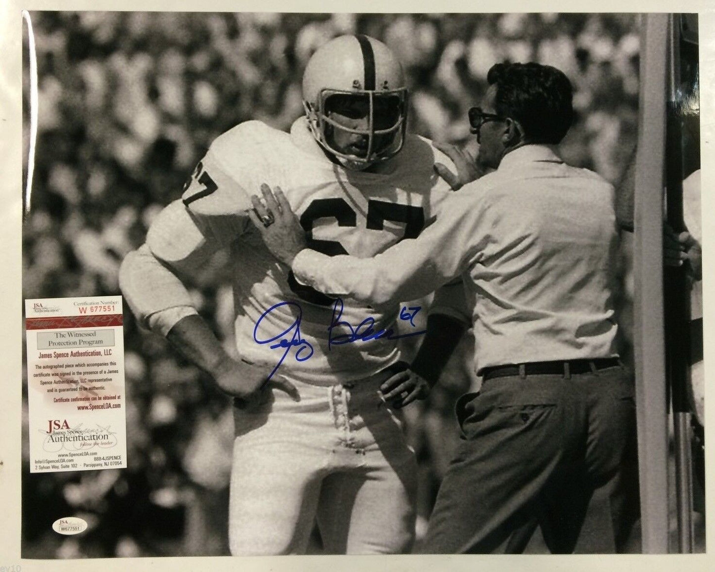 MVP Authentics Greg Buttle Autographed Signed Penn State 16X20 Photo Jsa Coa 63 sports jersey framing , jersey framing