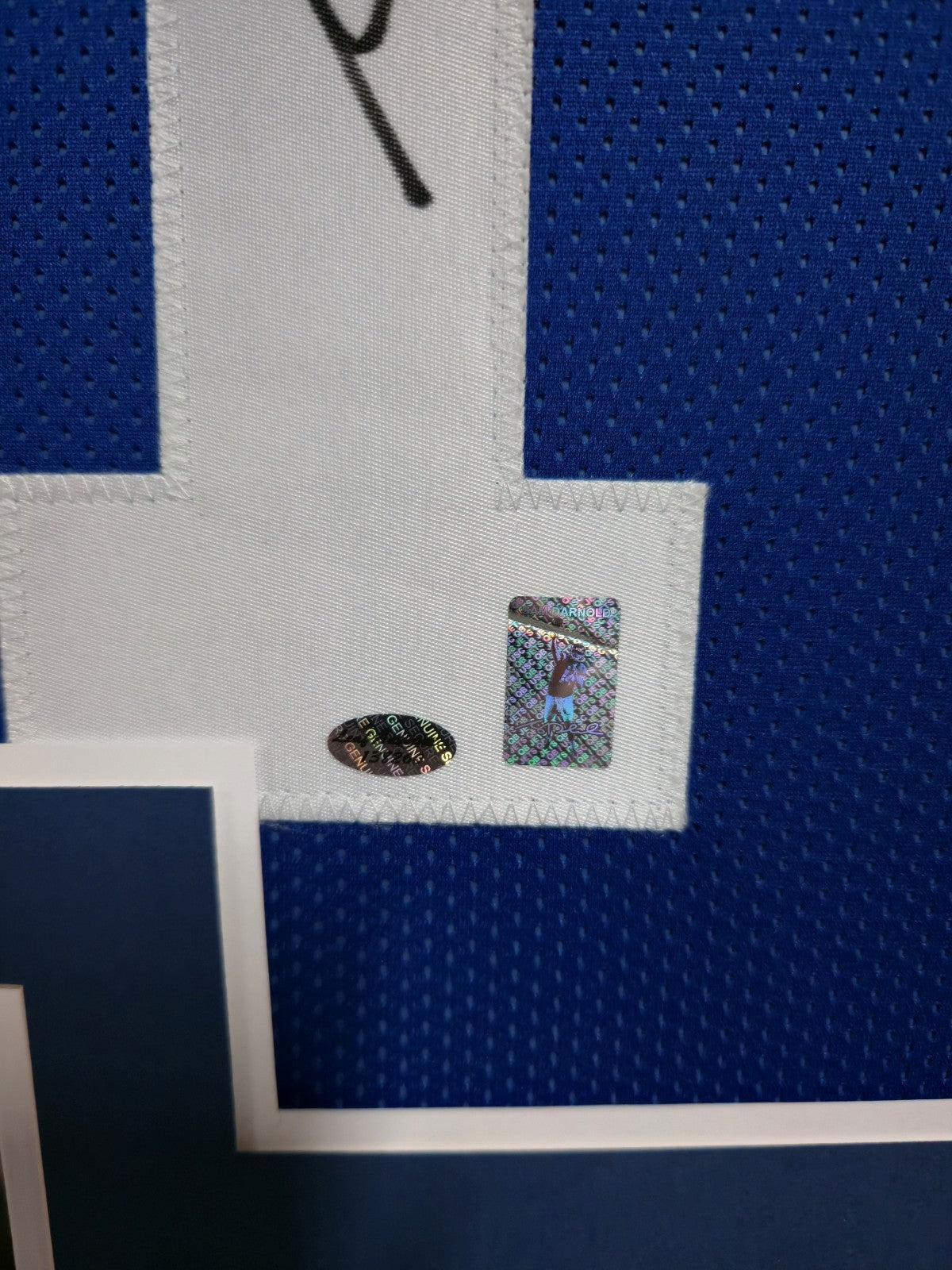 Framed Seattle Seahawks Sam Darnold Autographed Signed Jersey Leaf Authentics