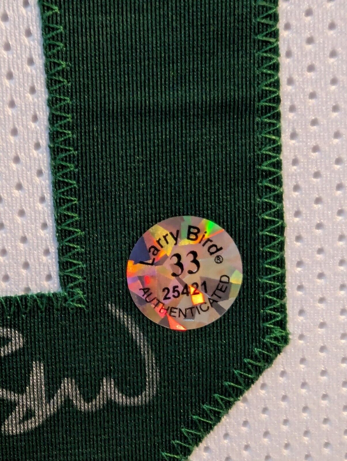 Framed Boston Celtics Larry Bird Autographed Signed Jersey Larry Bird Holo