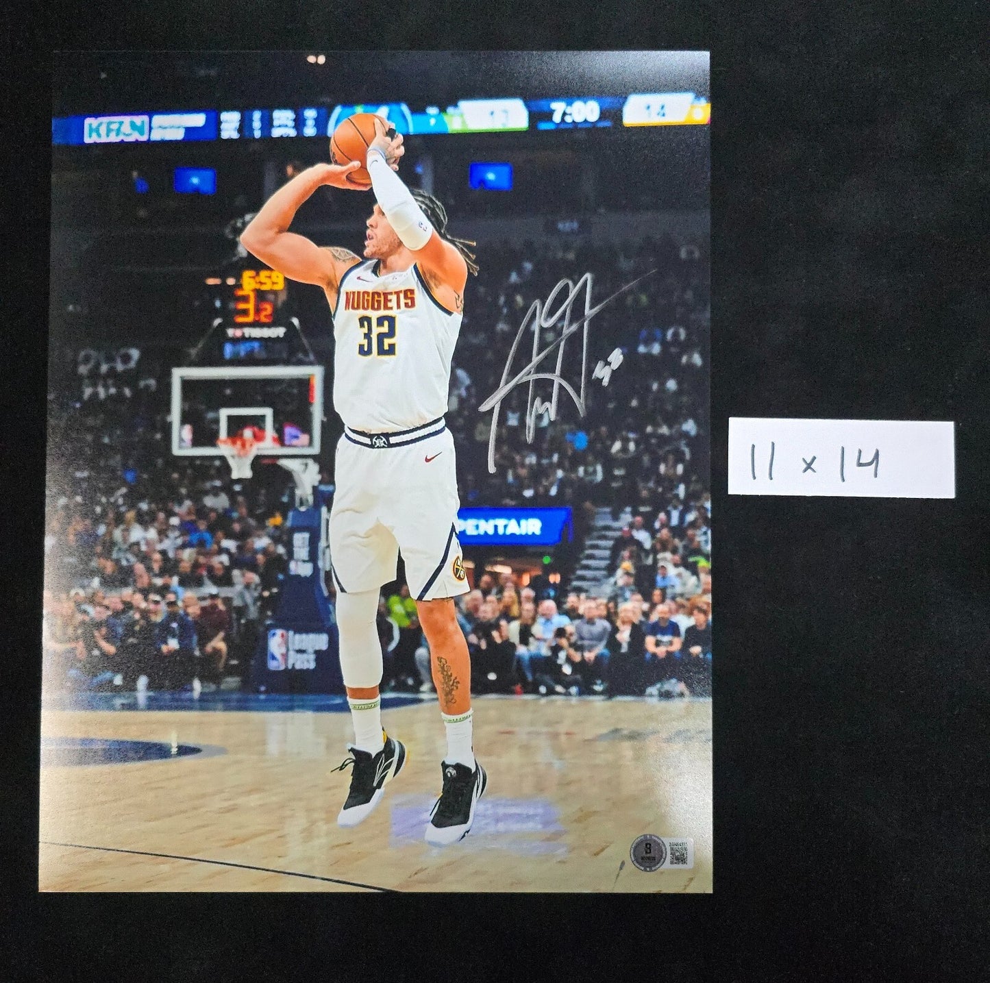 Denver Nuggets Aaron Gordon Autographed Signed 11X14 Photo Beckett Holo