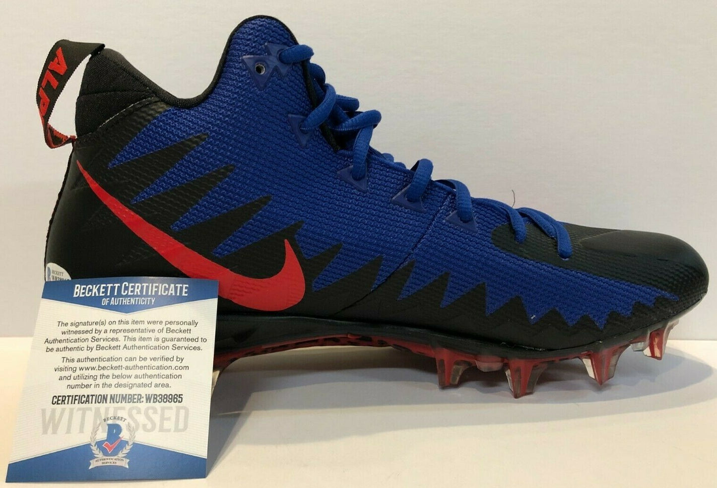 Buffalo Bills John Brown Autographed Signed Nike Cleat Beckett Coa