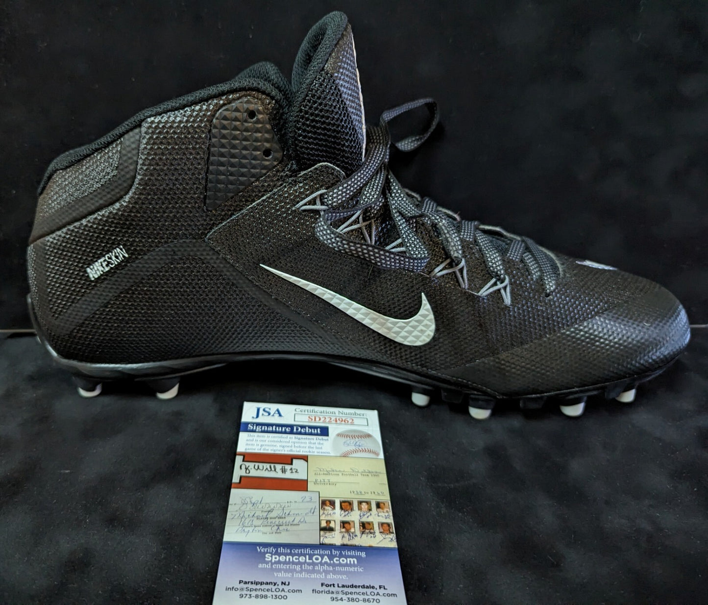 New Orleans Saints Bryan Bresee Autographed Signed Cleat Jsa Coa