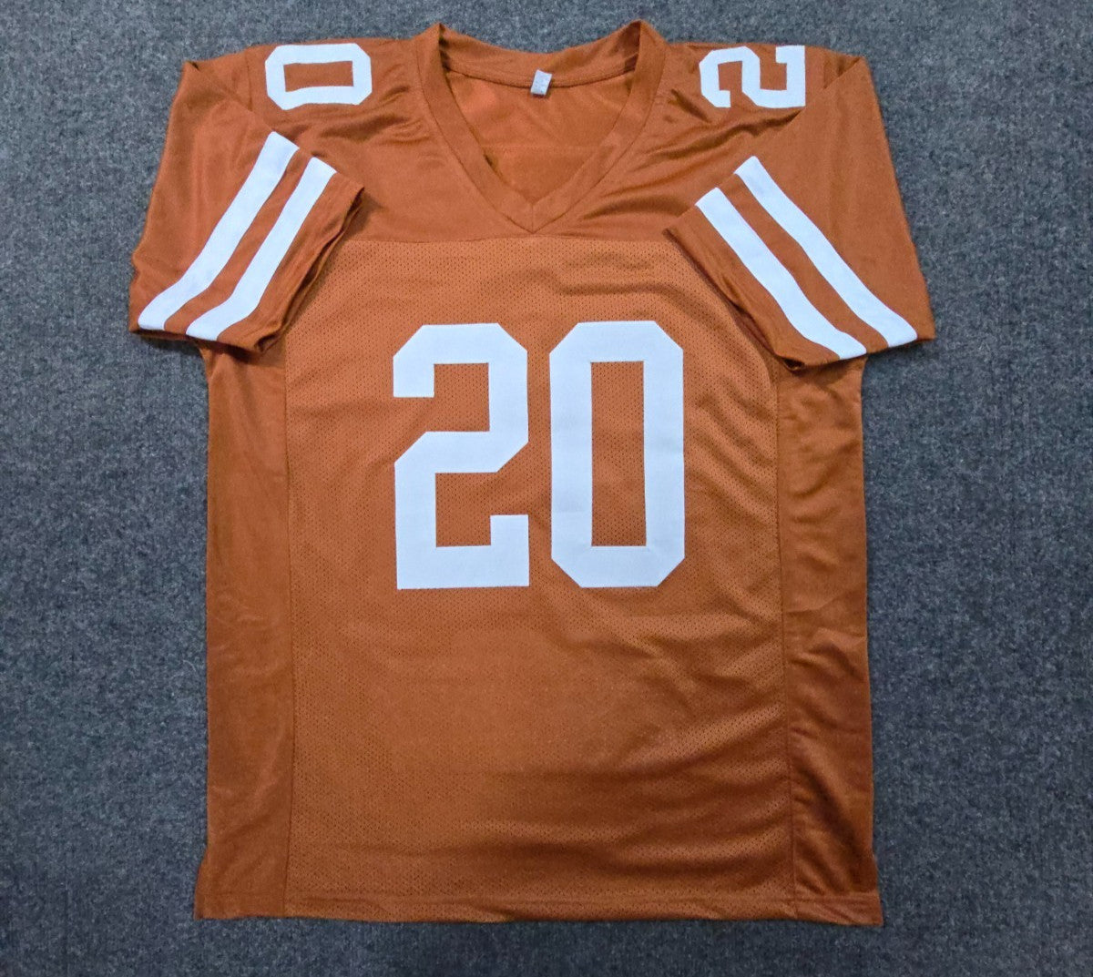 Texas Longhorns Earl Campbell Signed Autographed Stat Jersey Jsa Coa