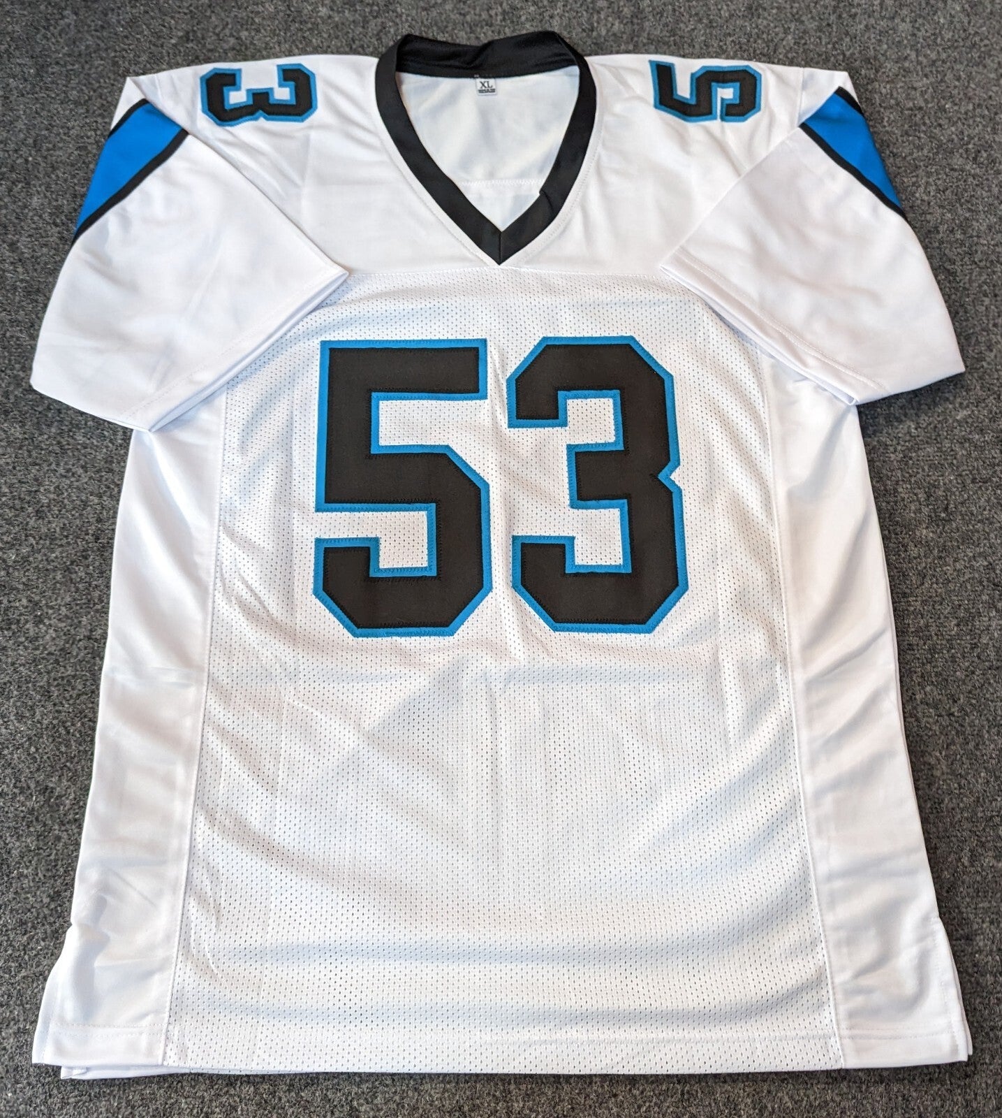 Carolina Panthers Brian Burns Autographed Signed Jersey Jsa Coa
