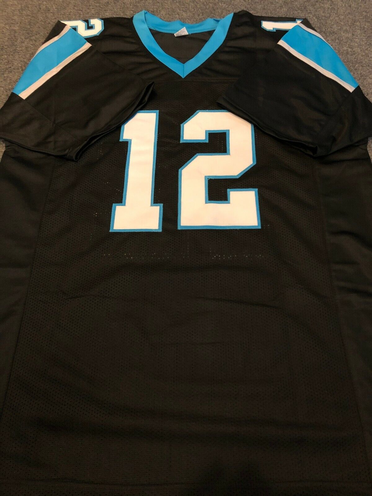 MVP Authentics Carolina Panthers Dj Moore Autographed Signed Jersey Jsa Coa 107.10 sports jersey framing , jersey framing