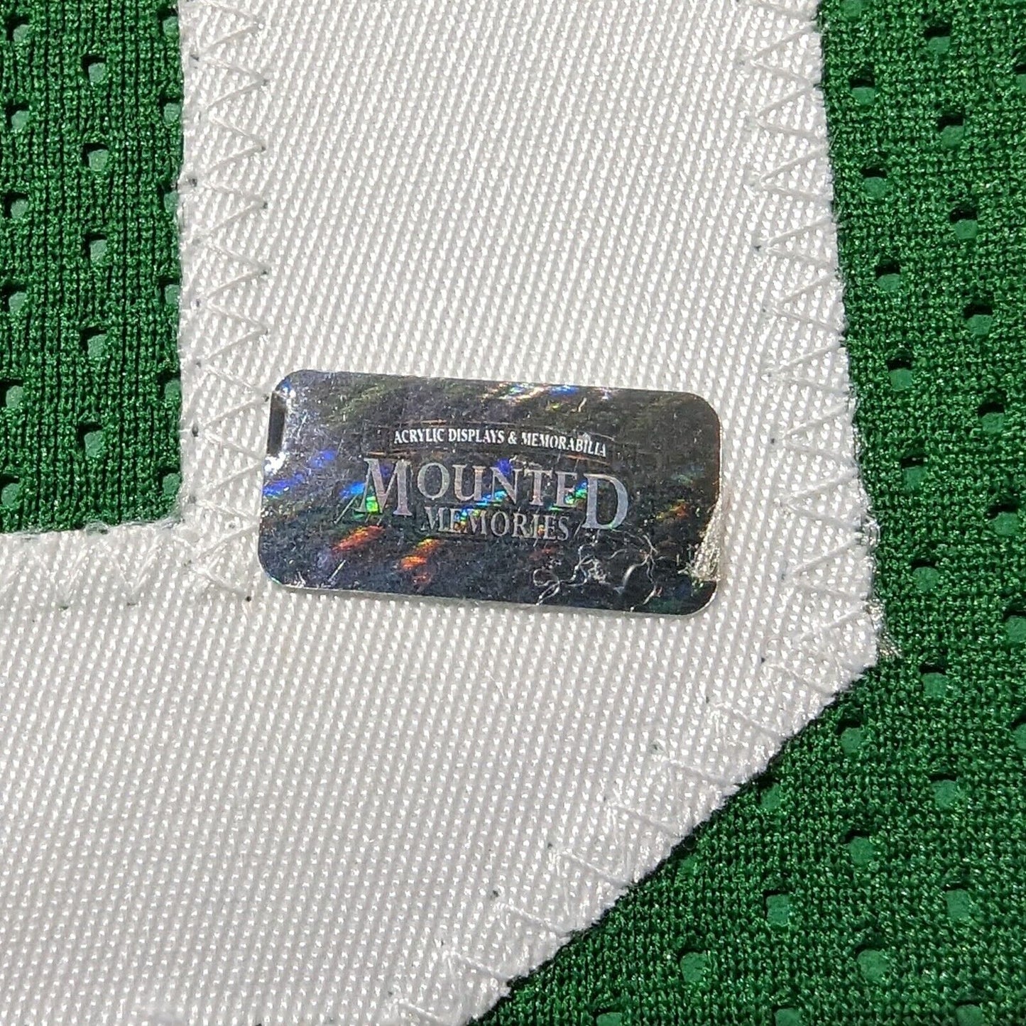 MVP Authentics Framed Boston Celtics Robert Parish Autographed Jersey Mounted Memories Holo 450 sports jersey framing , jersey framing