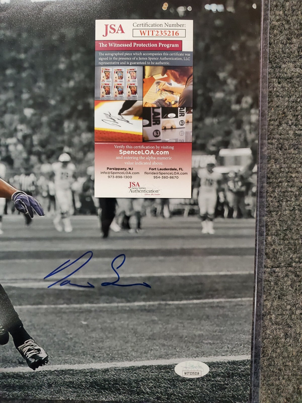 Darius Slayton Autographed Signed Auburn Tigers 16X20 Photo Jsa Coa