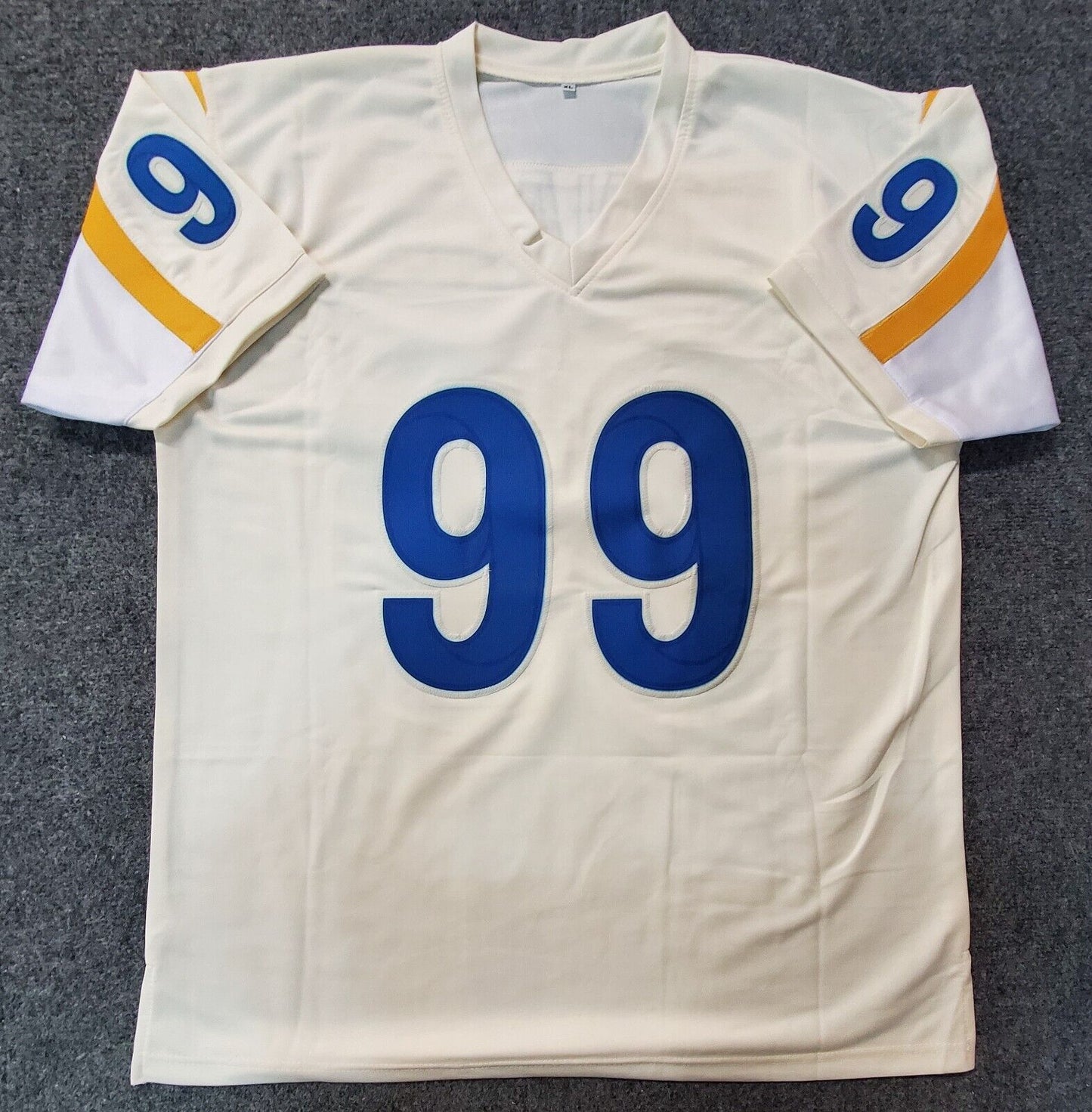 MVP Authentics Los Angeles Rams Aaron Donald Autographed Signed Jersey Jsa Coa 269.10 sports jersey framing , jersey framing