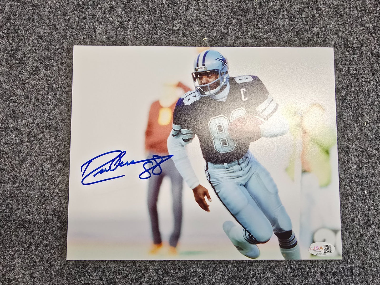 Dallas Cowboys Drew Pearson Autographed Signed Inscribed 8X10 Photo Jsa Coa