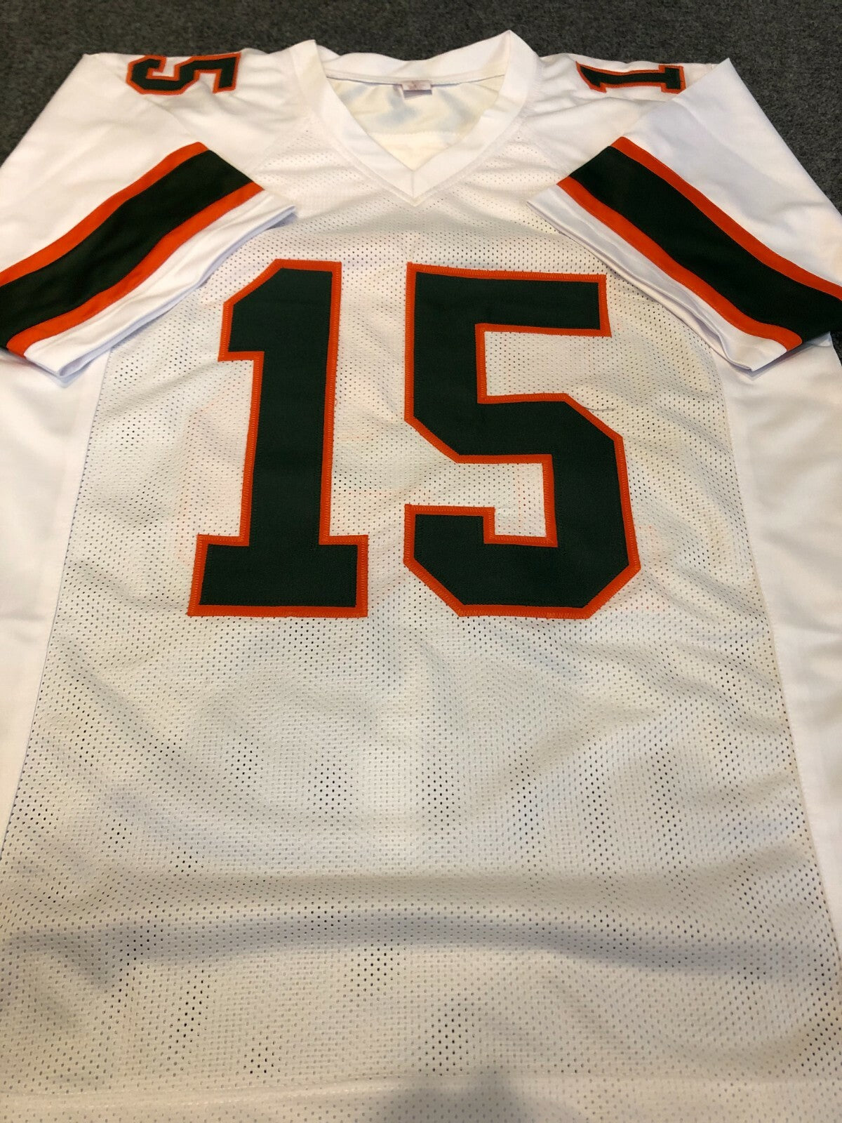 Miami Hurricanes Greg Rousseau Autographed Signed Jersey Jsa Coa