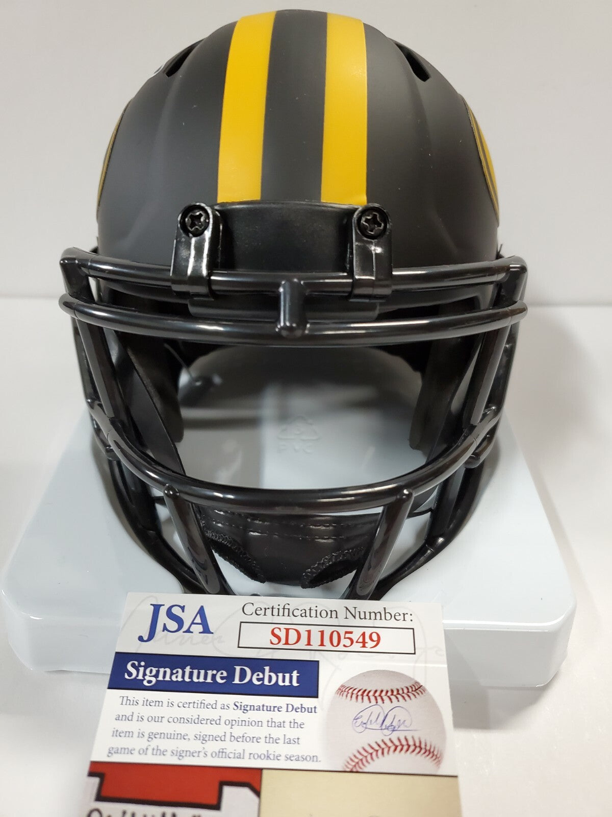 Green Bay Packers Amari Rodgers Autographed Signed Eclipse Mini Helmet Jsa Coa