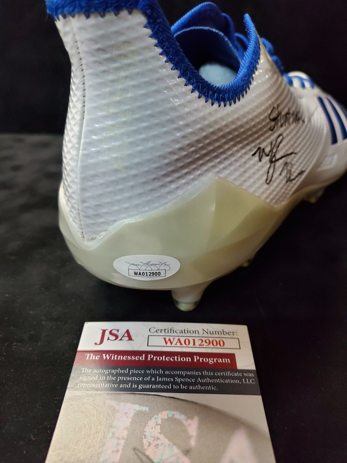 Indianapolis Colts Nyheim Hines Autographed Signed Inscribed Cleat Jsa Coa