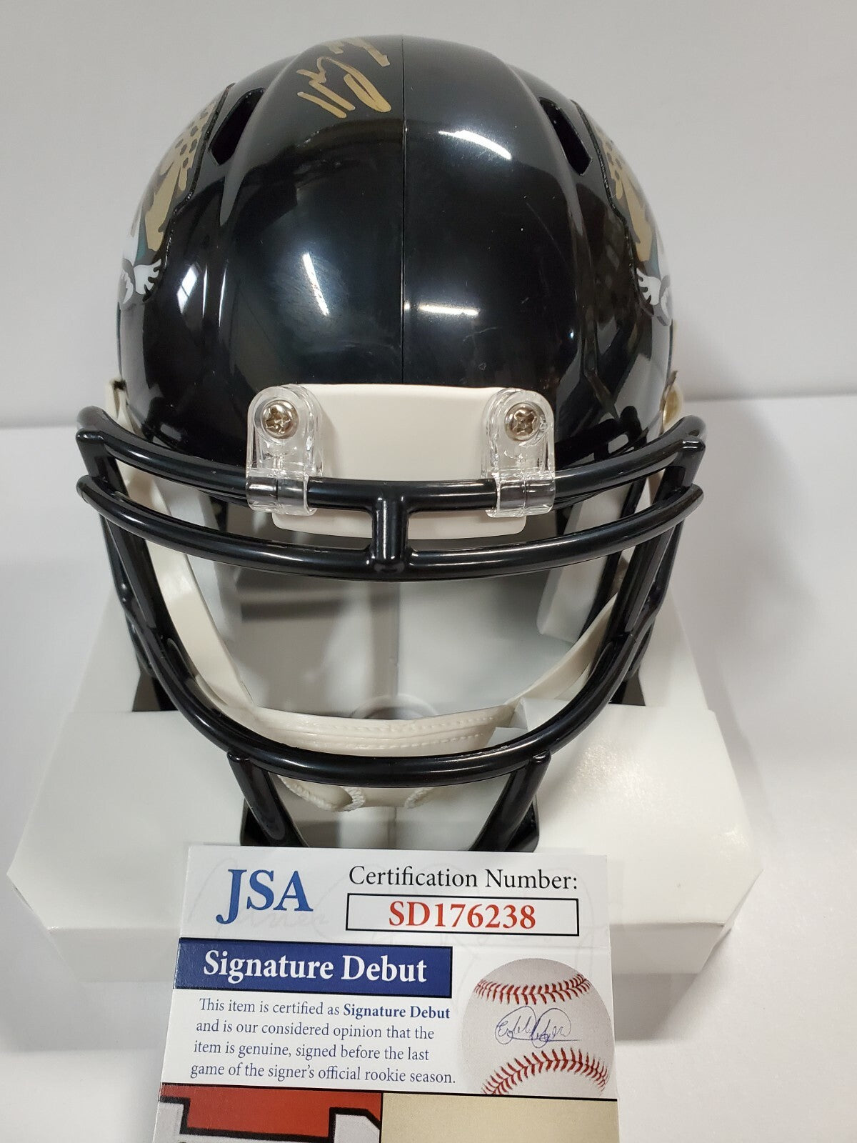 Jacksonville Jaguars Tyson Campbell Signed Speed Mini Helmet Jsa Coa