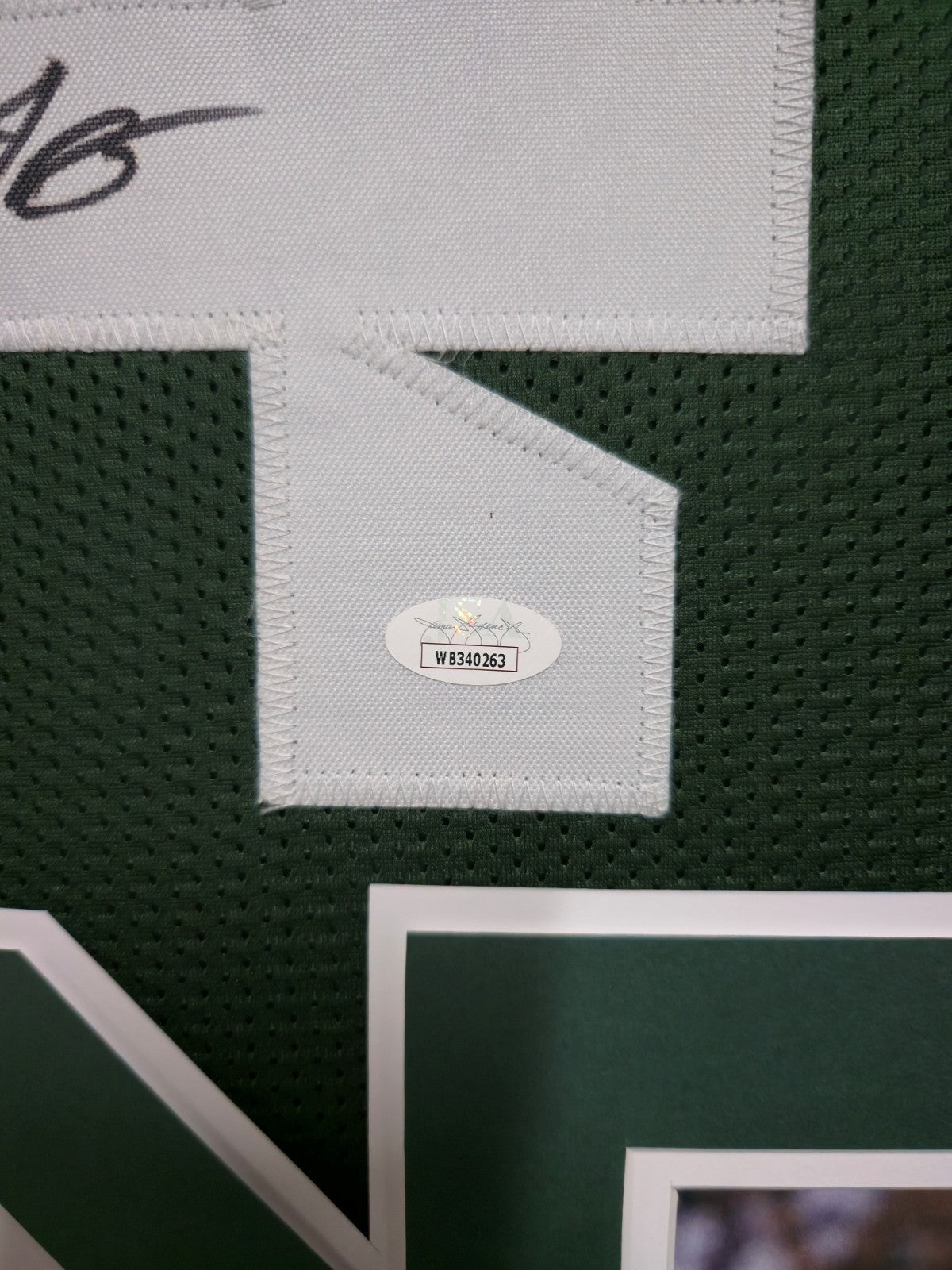 Framed Michigan State Spartans Le'veon Bell Autographed Jersey Jsa Holo