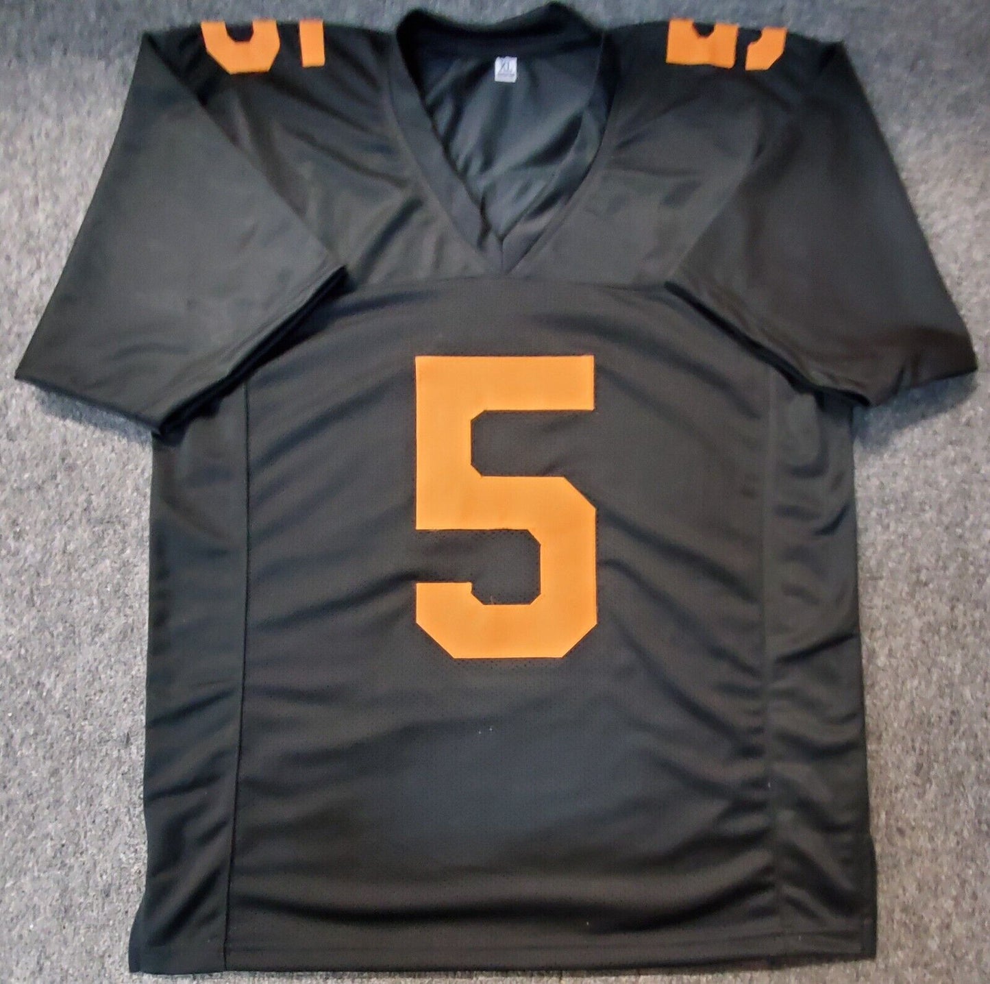 Tennessee Volunteers Hendon Hooker Autographed Signed Black Jersey Jsa Coa