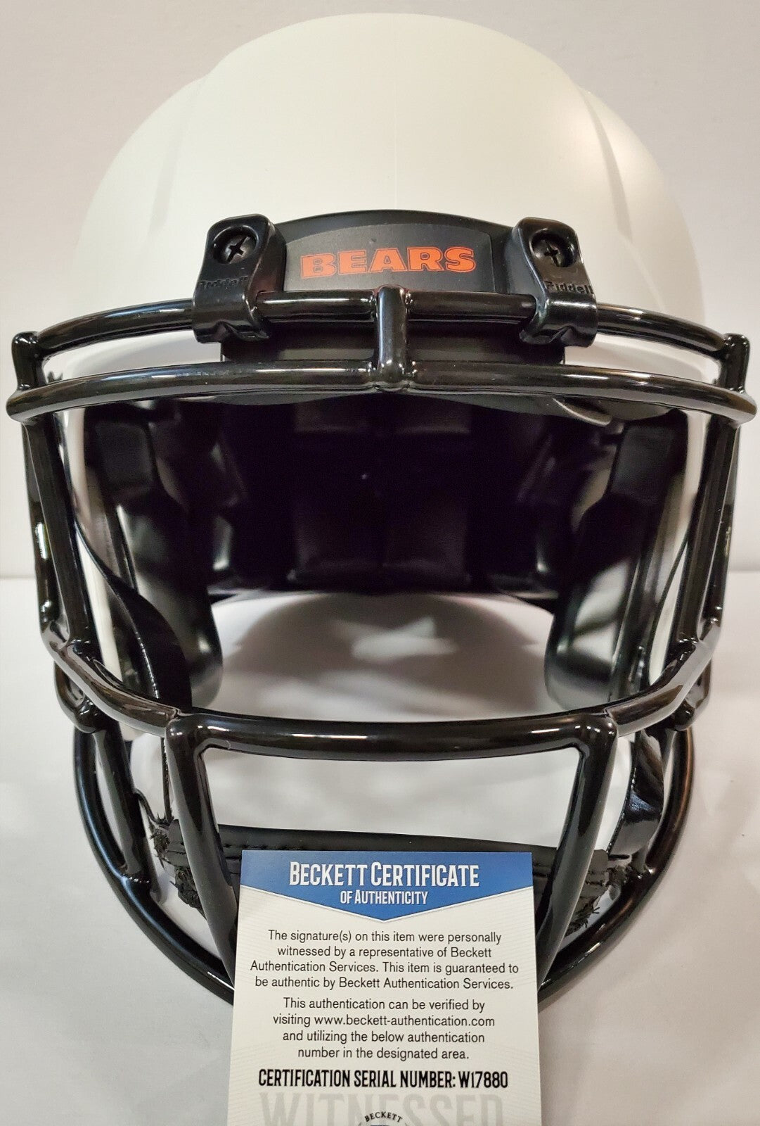 Brian Urlacher Signed Bears Full Size Authentic Lunar Eclipse Helmet Bas Coa