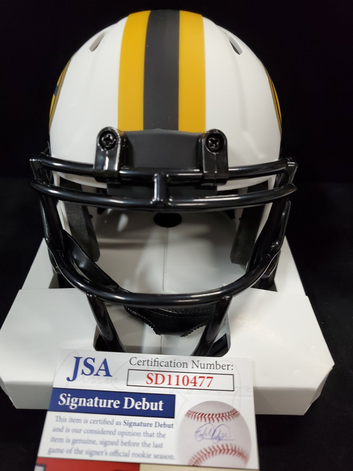 Green Bay Packers Amari Rodgers Autographed Signed Lunar Mini Helmet Jsa Coa