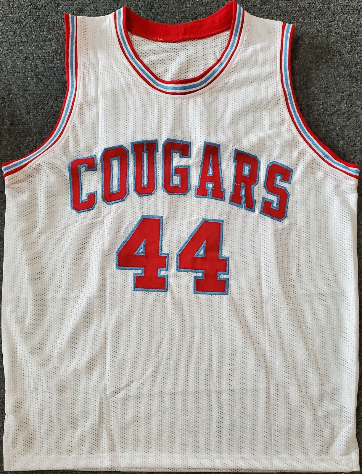 Carolina Cougars Larry Miller Autographed Signed Aba Jersey Jsa Coa