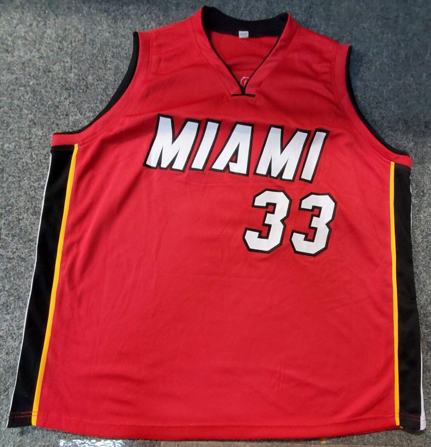 Miami Heat Alonzo Mourning Autographed Signed Jersey Jsa Coa