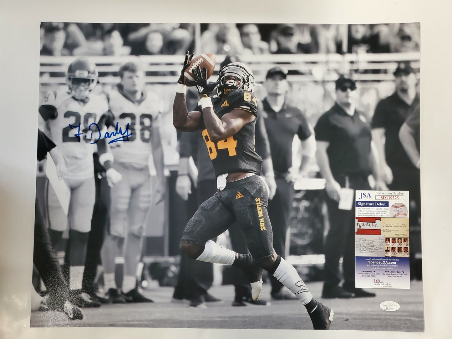 Arizona State Sun Devils Frank Darby Autographed Signed 16X20 Photo Jsa Coa