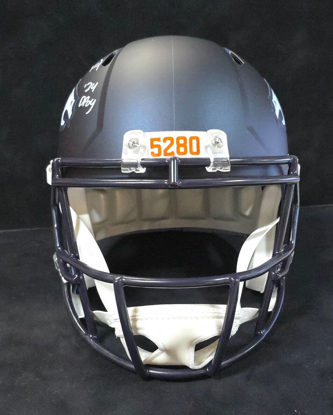 Denver Broncos Pat Surtain Ii Signed Insc Replica Full Size Helmet Beckett