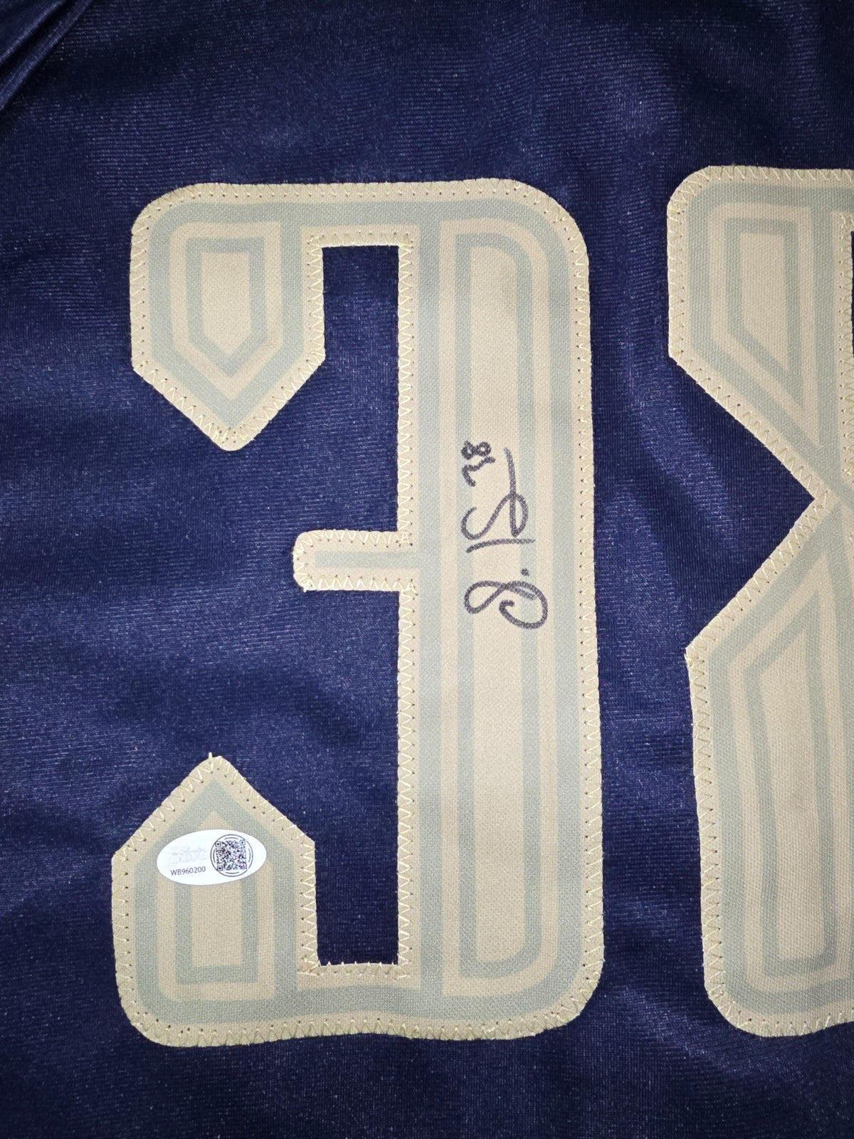 Steven Kwan Autographed Signed Cleveland Guardians Style Custom Jersey Jsa Coa