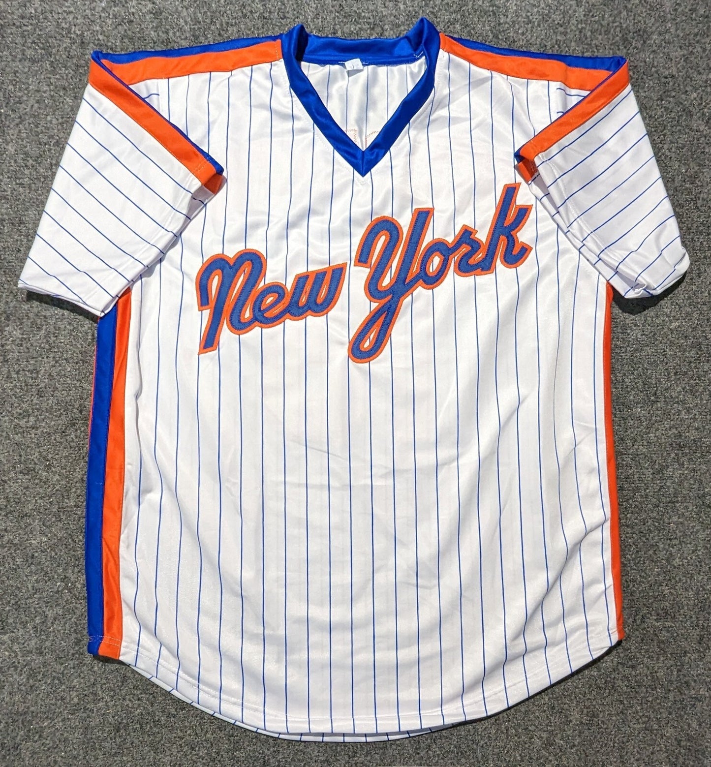 New York Mets Bret Saberhagen Autographed Signed Custom Jersey Jsa Coa