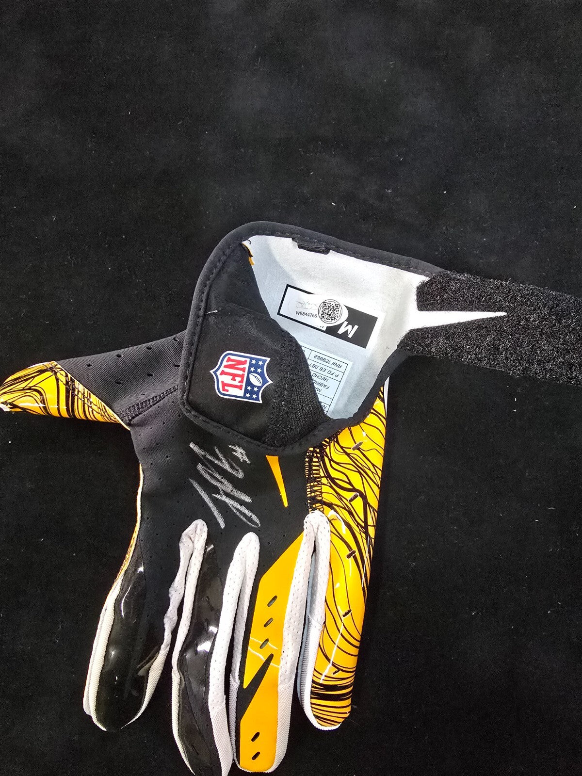 Pittsburgh Steelers Joey Porter Jr Signed Glove Jsa Hologram