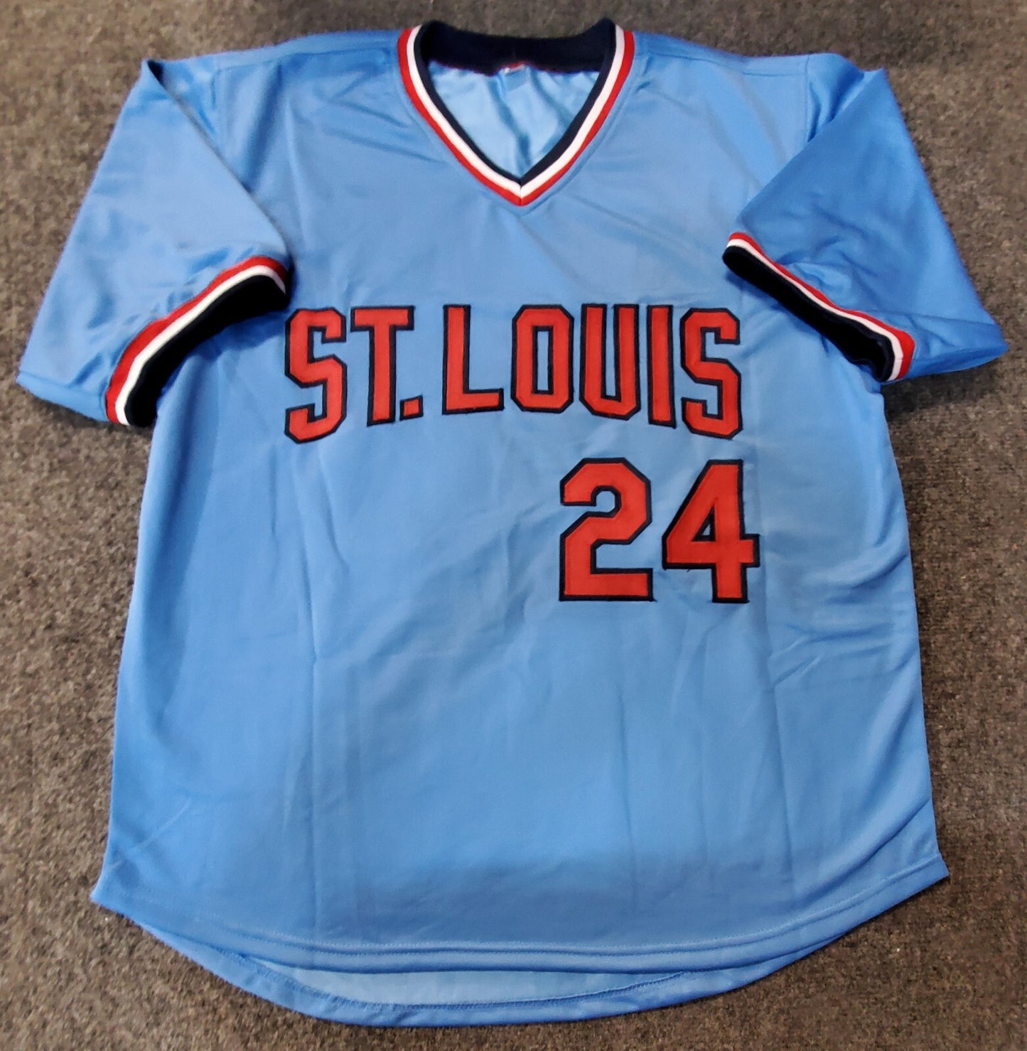 St Louis Cardinals Style Whitey Herzog Autographed Signed Custom Jersey Jsa Coa