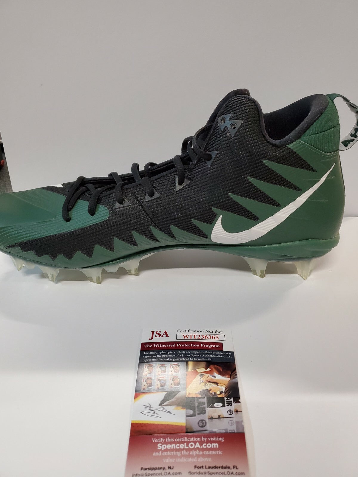 Philadelphia Eagles Travis Fulgham Autographed Signed Nike Cleat Jsa Coa