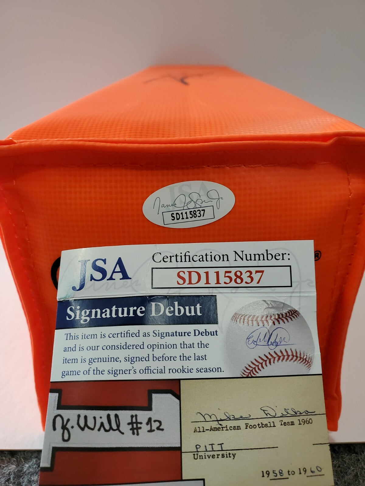 Odafe Jayson Oweh Autographed Signed Pylon Jsa Coa