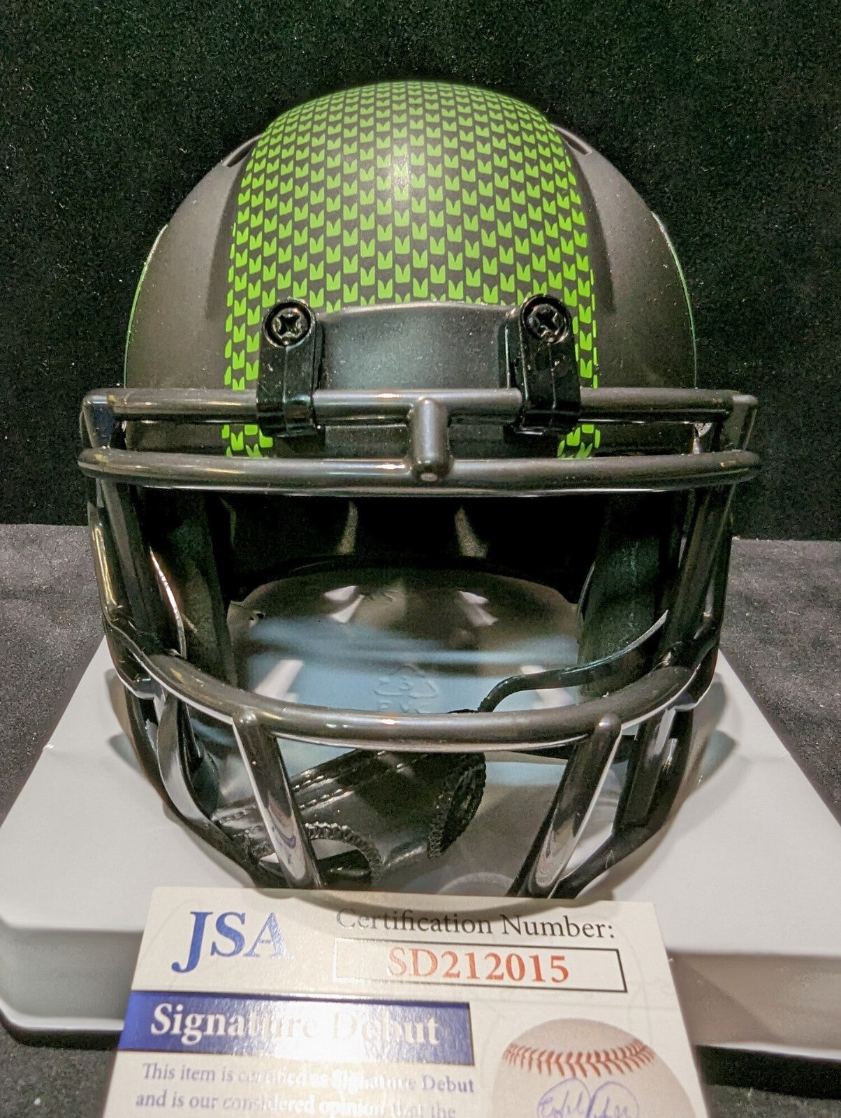Seattle Seahawks Devon Witherspoon Signed Eclipse Mini Helmet Jsa Coa
