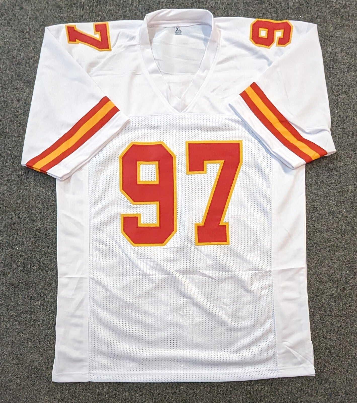 Kansas City Chiefs Felix Anudike-Uzomah Autographed Signed Jersey Beckett Holo