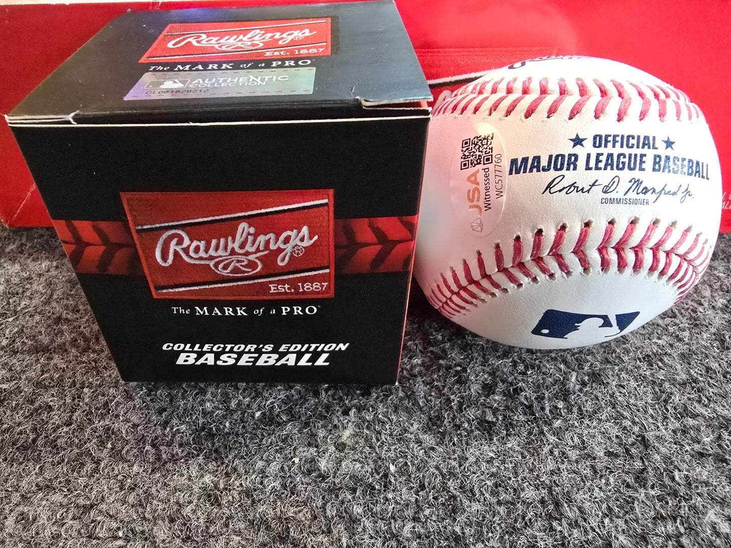 Elmer Rodriguez Autographed Signed Romlb Baseball Jsa Coa