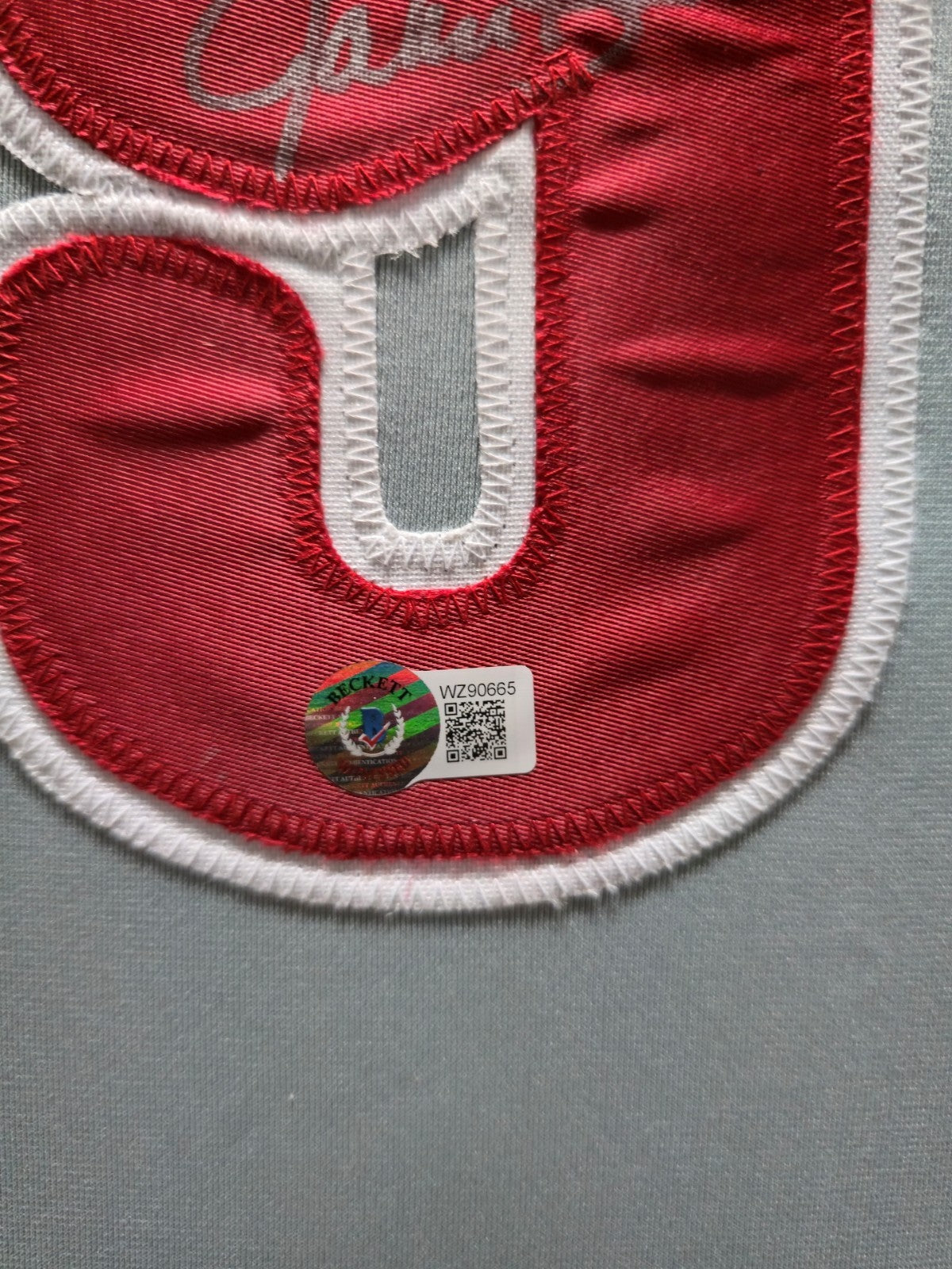 Framed Philadelphia Phillies John Kruk Autographed Signed Jersey Beckett Holo