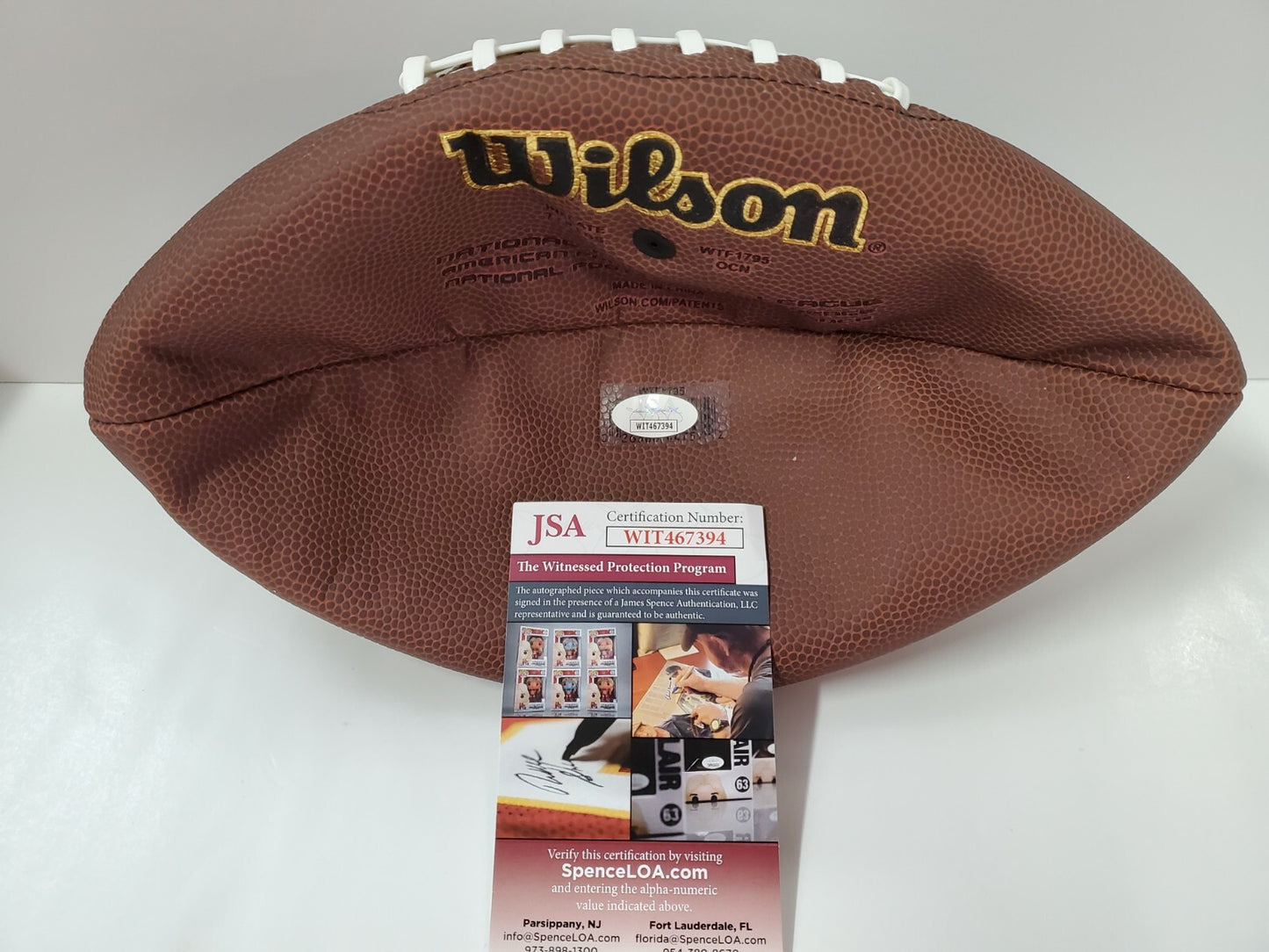 Henry Ellard Autographed Signed Football Jsa Coa